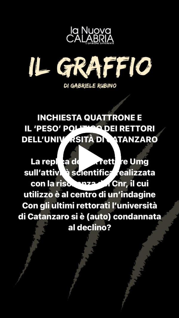 images Il Graffio, inchiesta su Quattrone con le sue precisazioni e il declino UMG con gli ultimi rettori 