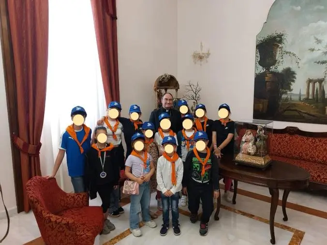 Lamezia Terme, gli Araldini hanno fatto visita al vescovo  Serafino Parisi
