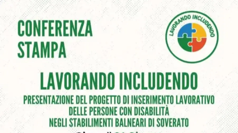 Giovedì sarà presentato il progetto "Lavorando Includendo" ideato e promosso dal consigliere Alecci e dall'associazione Afrodite
