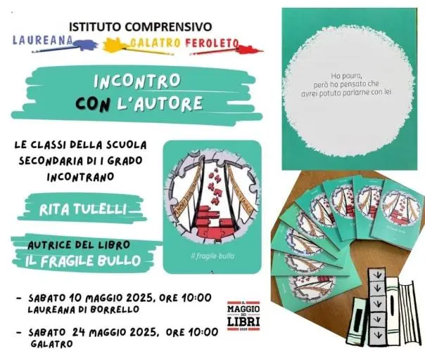 La voce dei giovani contro il bullismo: il libro di Rita Tulelli al Comprensivo di Laureana Galatro Feroleto
