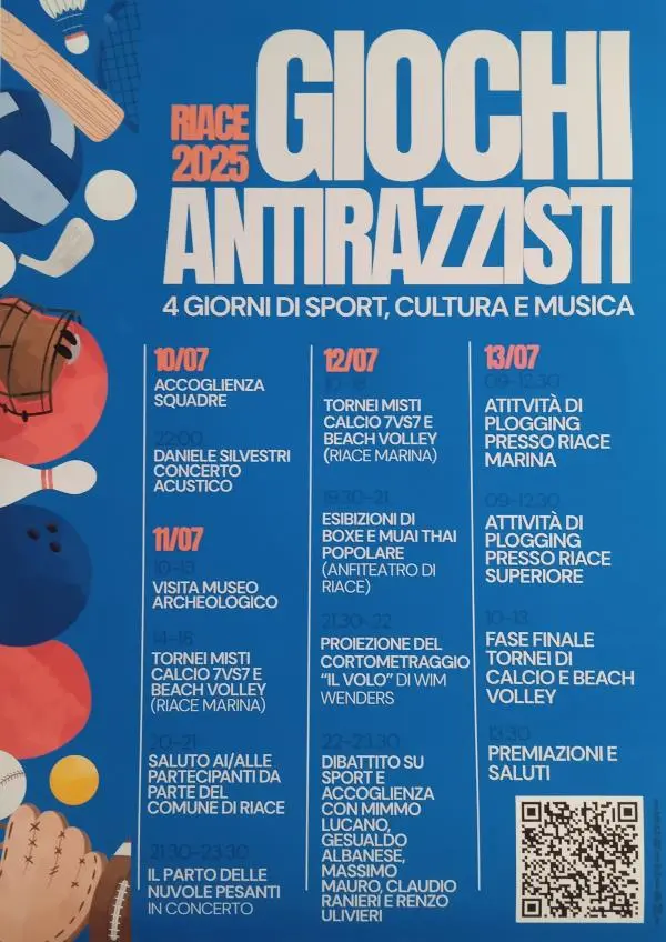 A Riace i giochi antirazzisti, 4 giorni di sport cultura e musica