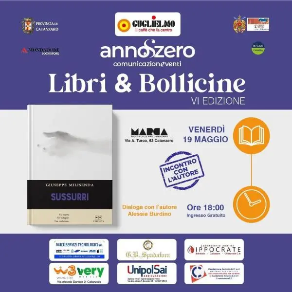 Oggi al Marca il secondo appuntamento di “Libri e Bollicine” con il libro di Milisenda