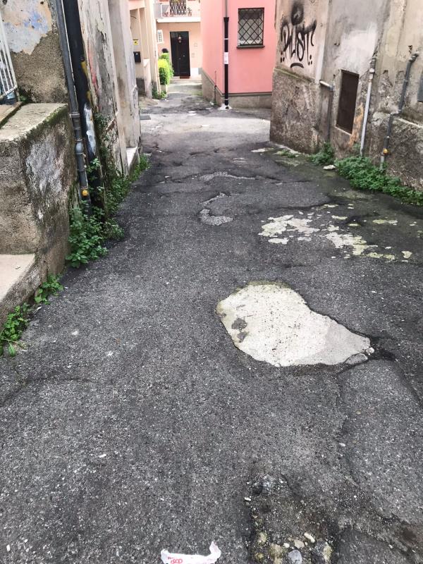 images Tour tra le strade dissestate della città. Fare per Catanzaro fa tappa in Vico I Agricoltori