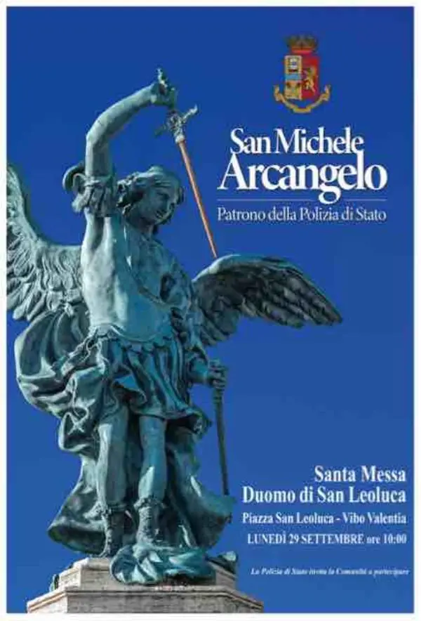 Vibo, la Polizia celebra il patrono San Michele Arcangelo