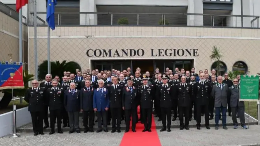 Catanzaro, il generale di Corpo d’Armata Claudio Domiz in visita al Comando Legione Carabinieri