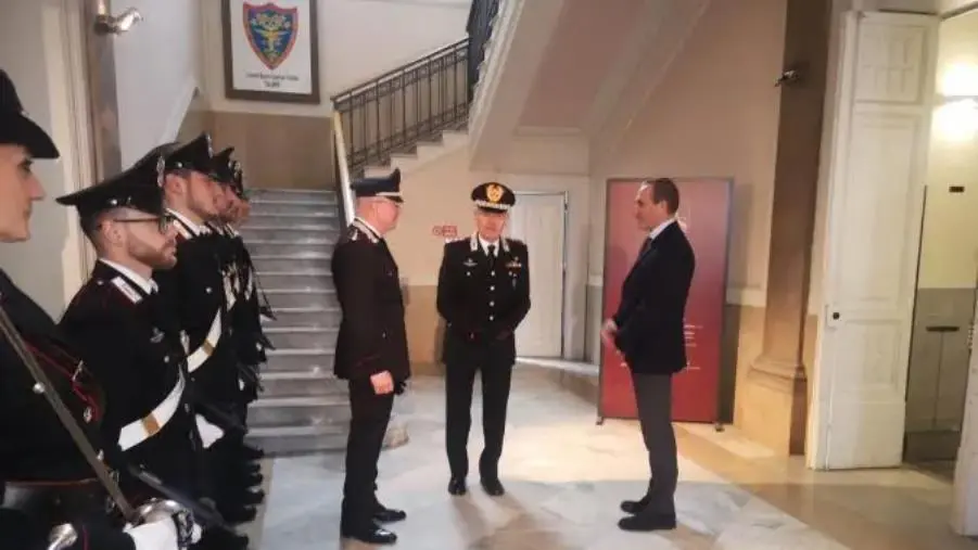 ll generale di Corpo d'armata Andrea Rispoli in visita in Calabria 