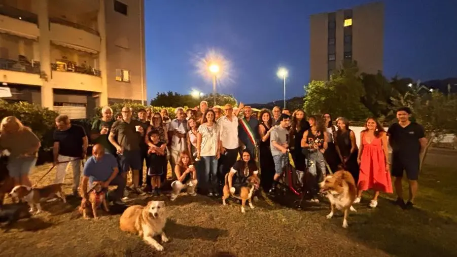 A Cosenza inaugurato il nuovo sgambatoio, Caruso: “Il primo con queste caratteristiche in Italia”