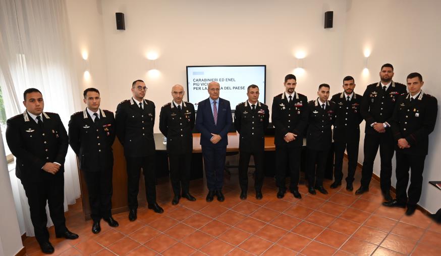 images Carabinieri Reggio ed Enel, al via la sinergia per l’ambiente 
