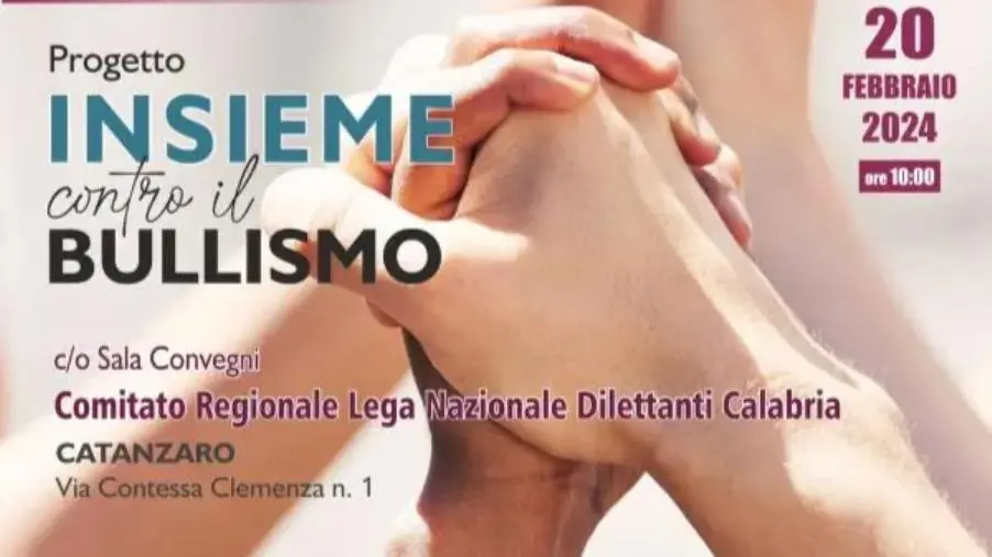 Insieme contro il bullismo: parte il progetto targato LND Calabria e CSAIn