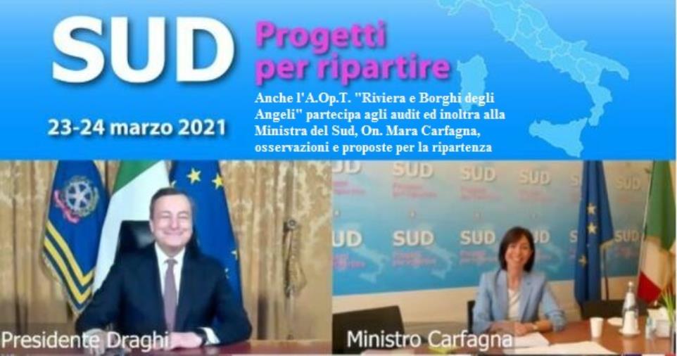 images “Sud. Progetti per ripartire”: partecipa anche “Riviera e Borghi degli Angeli”