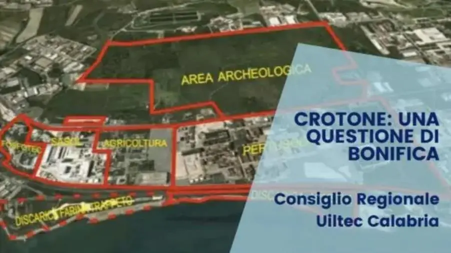 “Crotone, una questione di bonifica”: domani a Lamezia il Consiglio regionale di Uiltec