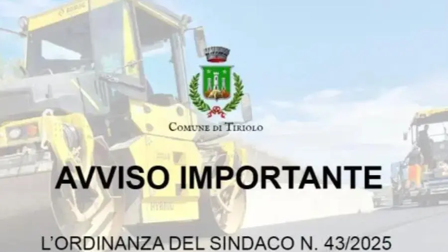 Tiriolo, lavori sulla SS 19 che attraversa il centro abitato: il sindaco chiude la strada il 4, 5 e 6 giugno