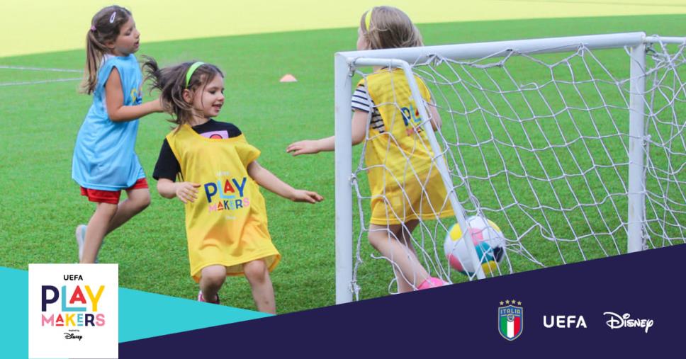 images UEFA e Disney insieme alla FIGC per incoraggiare le bambine al calcio, in Calabria riparte il progetto Playmakers
