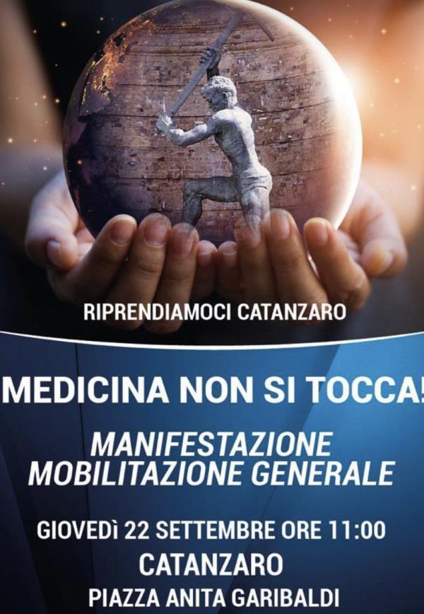 images "Medicina non si tocca", giovedì Catanzaro scende in piazza 