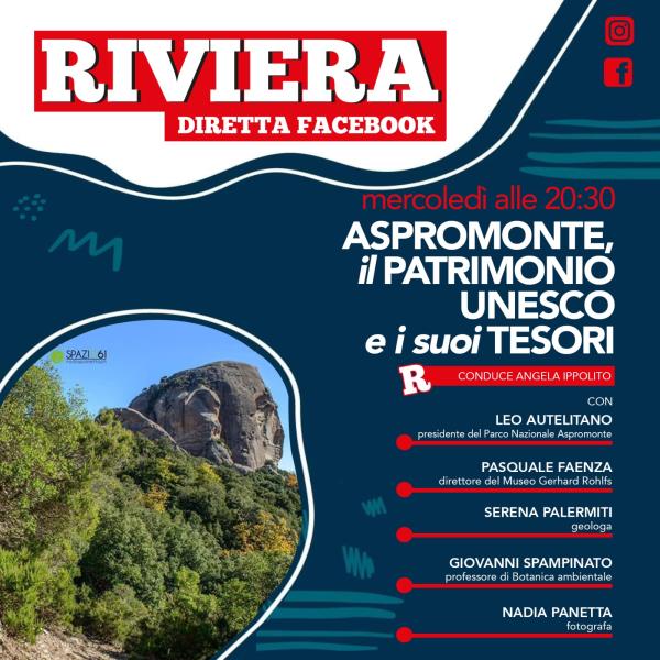 images L'Aspromonte tra i Geoparchi patrimonio dell'Unesco: ne parlerà domani sera in diretta facebook la rivista Riviera