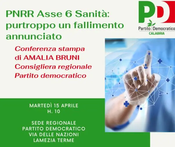 PNRR Asse 6 Sanità: "un fallimento annunciato", la posizione della consigliera regionale Amalia Bruni