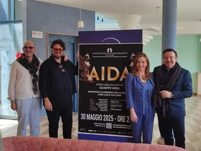 Catanzaro, l'Aida di Verdi chiude la stagione del Politeama: presentata in conferenza stampa