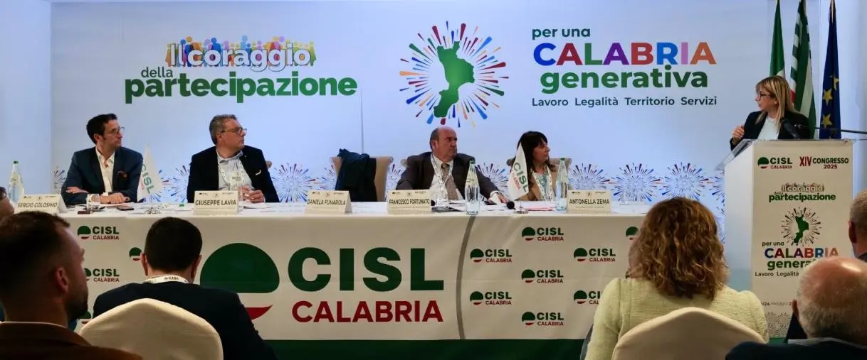 L'intervento della segretaria generale Fumarola ha concluso il XIV Congresso Cisl Calabria 
