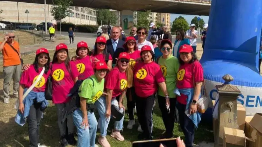 Cosenza celebra la Giornata Nazionale dello sport con la consegna del Parco del Benessere