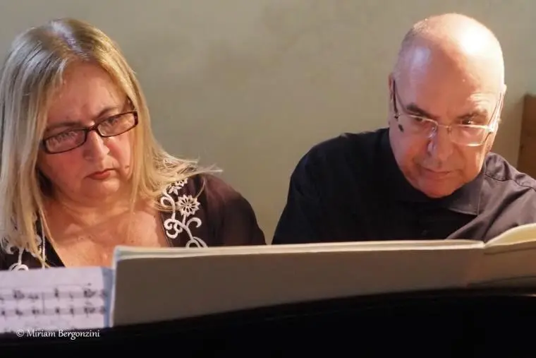 Concerto del duo pianistico Aventaggiato - Matarrese all'Auditorium Croccia di Frascineto