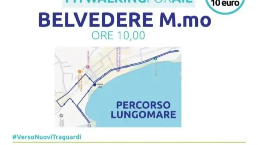 A Belvedere Marittimo salute e solidarietà con "Fitwalking for Ail"