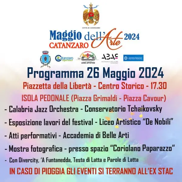 images Domenica 26 maggio “Maggio dell’Arte” in Piazzetta della Libertà: il programma e l’isola pedonale