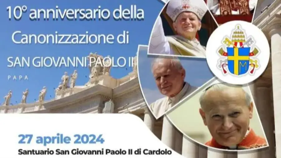 Dieci anni della canonizzazione di Giovanni Paolo II, celebrazione a Cardolo di Feroleto Antico 