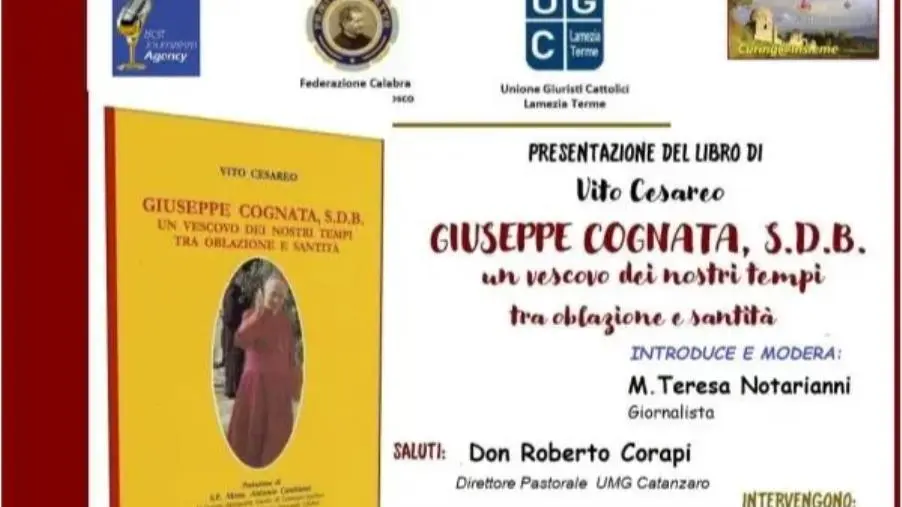 images Amaroni ospita la presentazione del libro di Vito Cesareo dedicato al vescovo Cognata 