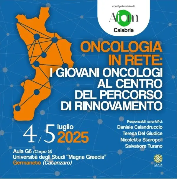 "Oncologia in rete", il 4 e 5 luglio appuntamento scientifico all'UMG di Catanzaro