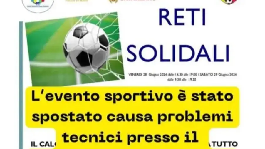 "Reti solidali" a Catanzaro, cambio di location per inagibilità del PalaCorvo
