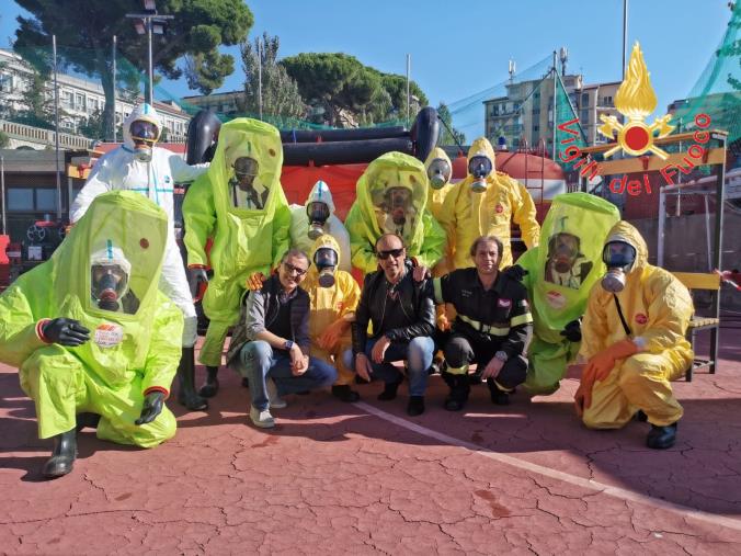 Concluso il corso di formazione dei vigili del fuoco per chimici a Catanzaro