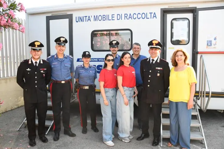 I Carabinieri di Crotone donano il sangue: un gesto di solidarietà condiviso con AVIS