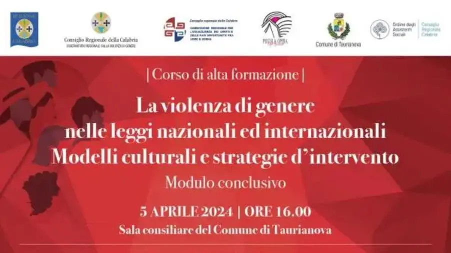Violenza di genere, si conclude a Taurianova il Corso di Alta formazione