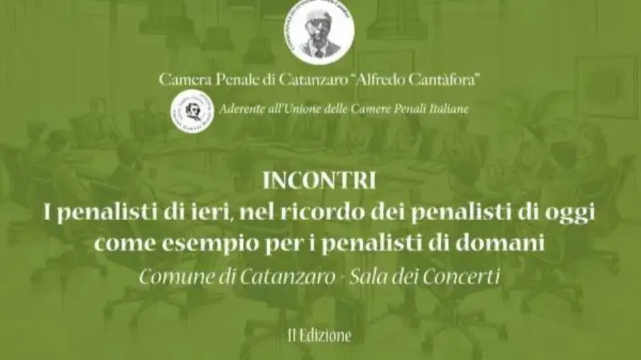 Penalisti di ieri e di oggi nel ciclo di incontro promosso dalla Camera Penale di Catanzaro