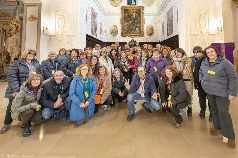 L'Associazione "Le città invisibili" di Lamezia in visita a Taverna 