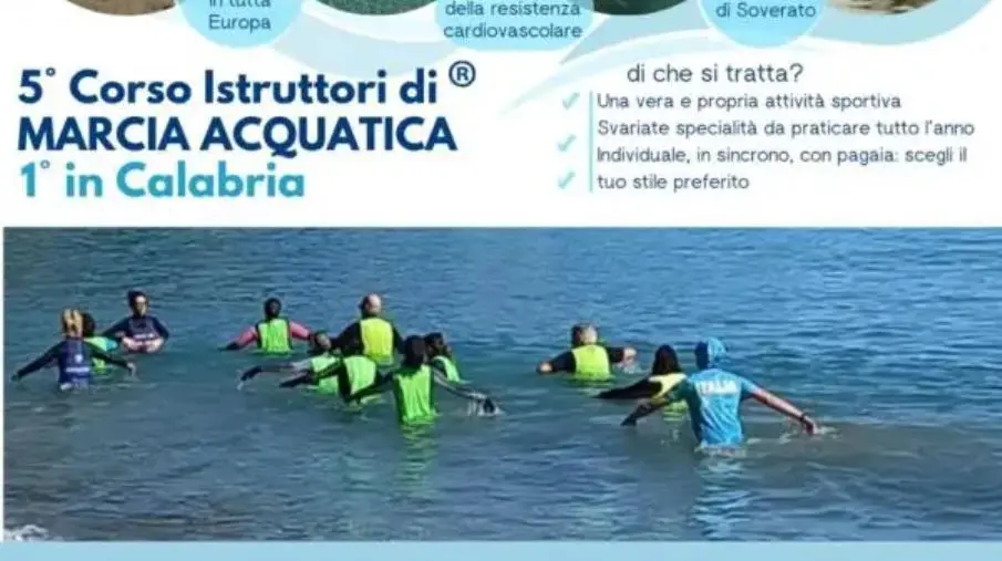 images Soverato, dal 28 al 30 marzo torna il Corso Nazionale per istruttori di marcia acquatica 