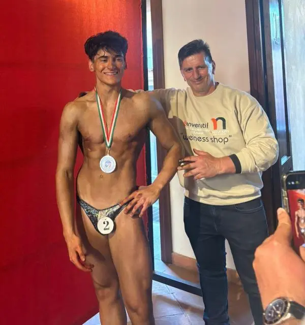Bodybuilding “Tested for Naturals”, Daniel Sokolov della Flex Gym di Soverato conquista il secondo posto
