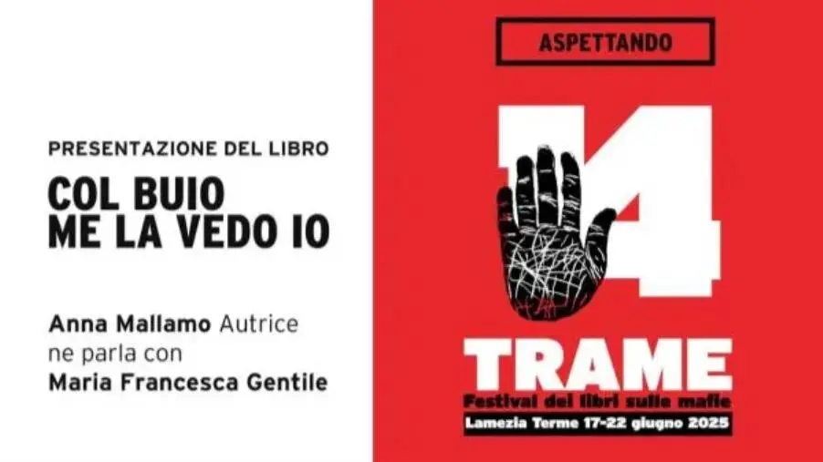 Trame 14, venerdì la presentazione del romanzo "Dallo Stretto a Lamezia" di Anna Mallamo