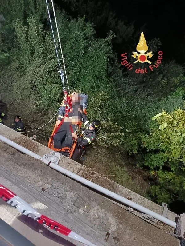 Intervento di soccorso in Aspromonte: motociclista tratto in salvo dai Vigili del Fuoco
