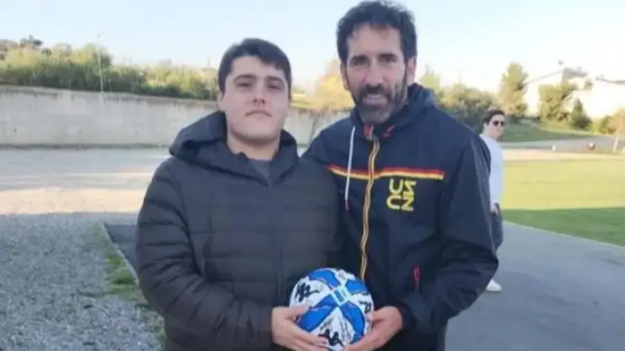 images Quando il bullismo è solo un brutto ricordo: Francescopio incontra l'Us Catanzaro ed è felicità