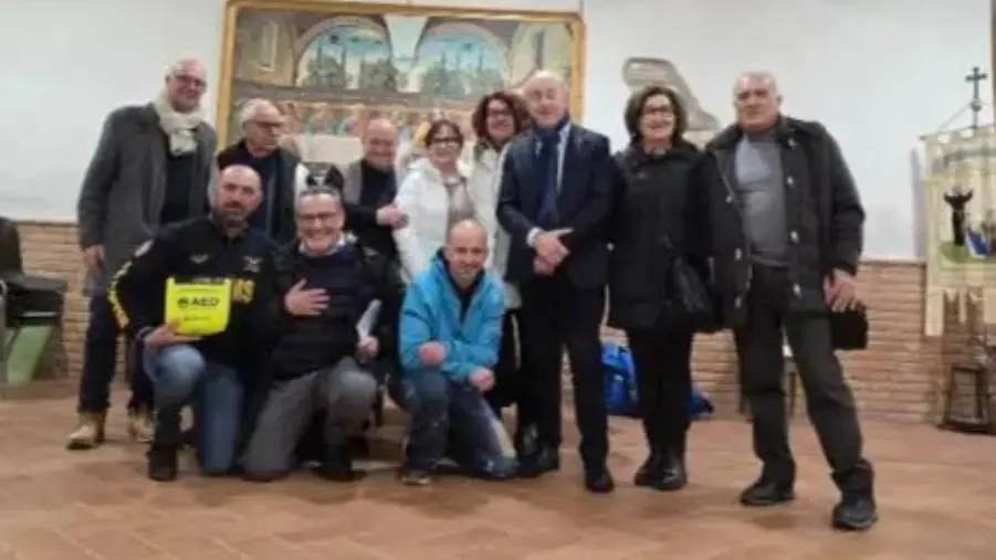 Donato defibrillatore nel Santuario della Madonna di Porto da Lions Clubs di Catanzaro e Reale Accademia Sancti Johannes 