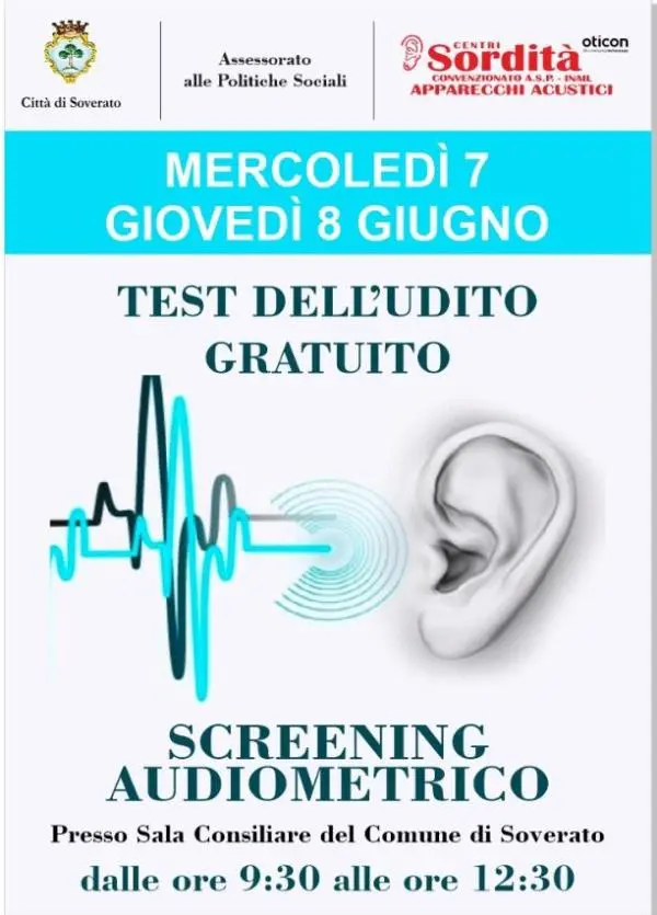 images Screening audiometrico gratuito al Comune di Soverato 