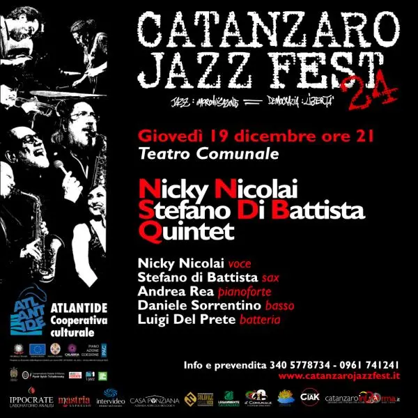  Catanzaro Jazz Fest, giovedì 19 dicembre la serata conclusiva 