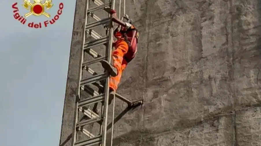 Cosenza, 12 operai rimasti fermi su 2 piattaforme sul viadotto Friddizza: salvati dai vigili del fuoco