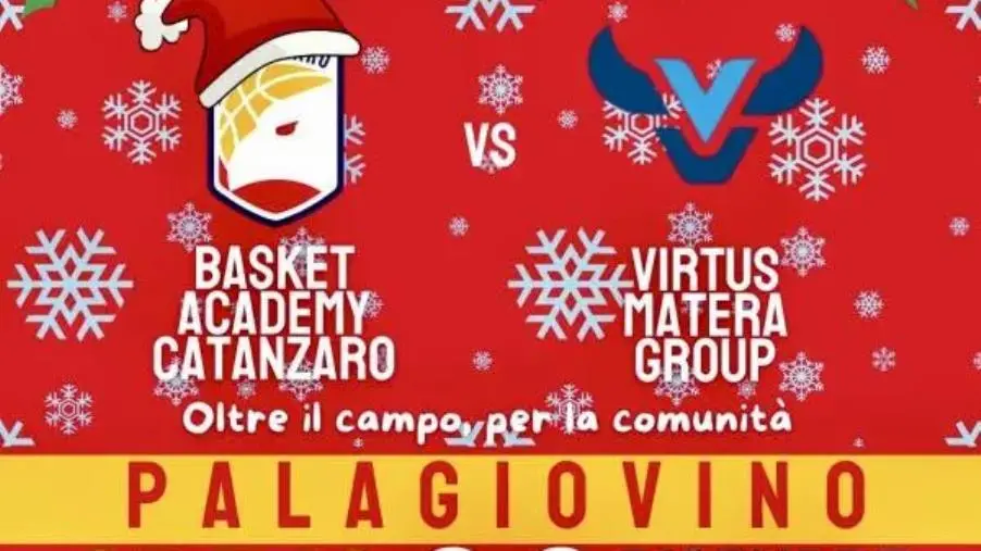 images Basket, oggi alle 18 il match tra Academy Catanzaro e Virtus Matera