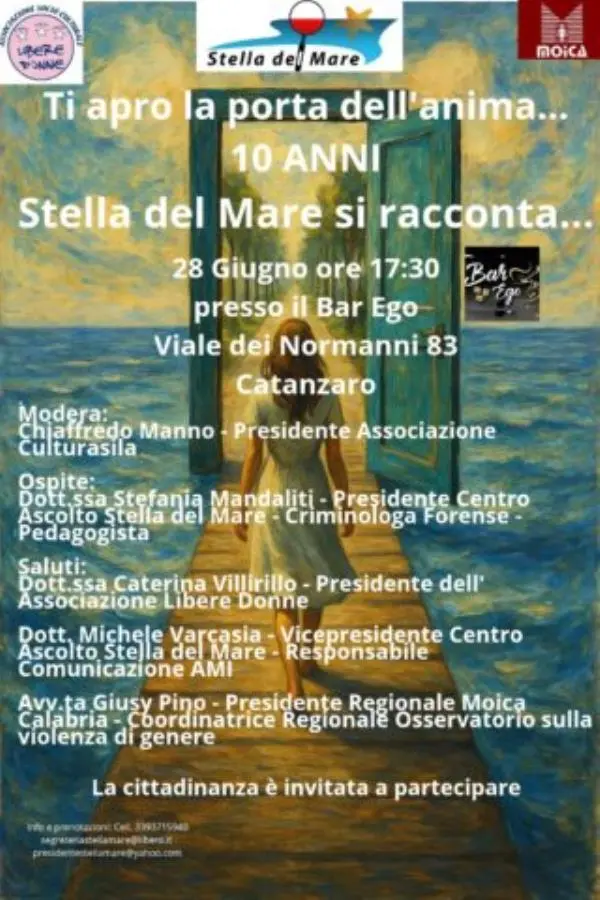 L’Associazione Centro Ascolto Stella del Mare spegne le prime dieci candeline 