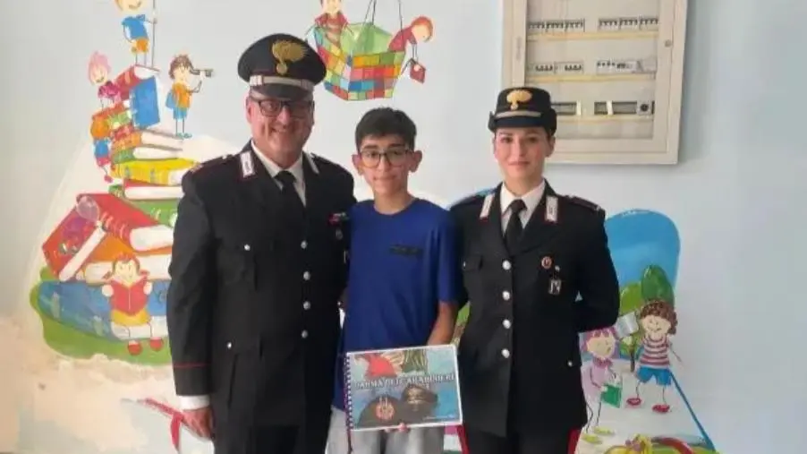 images Taurianova (Rc), il tredicenne Alessandro sorprende tutti con la sua tesina sui Carabinieri