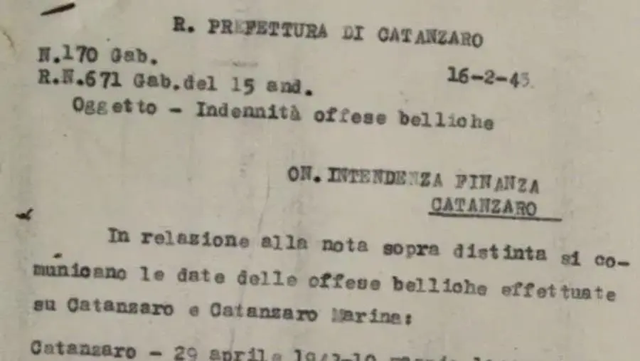 Catanzaro, Mario Saccà ricostruisce i bombardamenti del '43 sul capoluogo