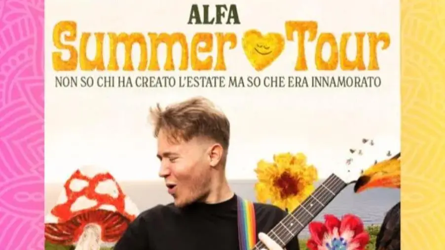 Roccella Summer Festival, il 20 agosto arriva Alfa con il tour “Non so chi ha inventato il mondo ma so che era innamorato”