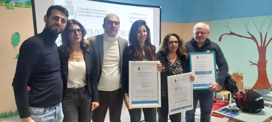 A Sangineto l'iniziativa di educazione ambientale rivolta ai bambini della Primaria